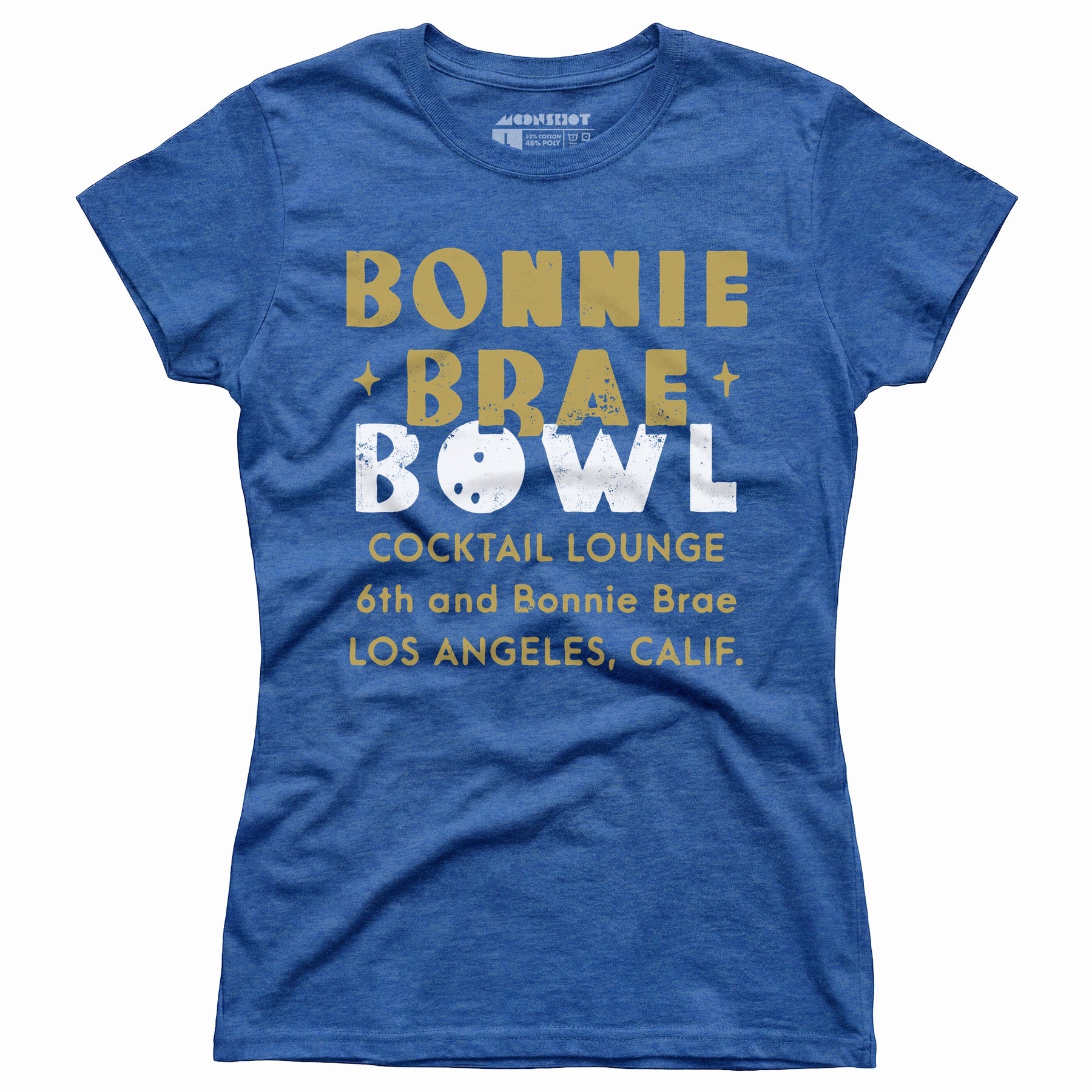 Bonnie Brae Bowl - Los Angeles, CA - Vintage Bowling Alley - Women's T-Shirt