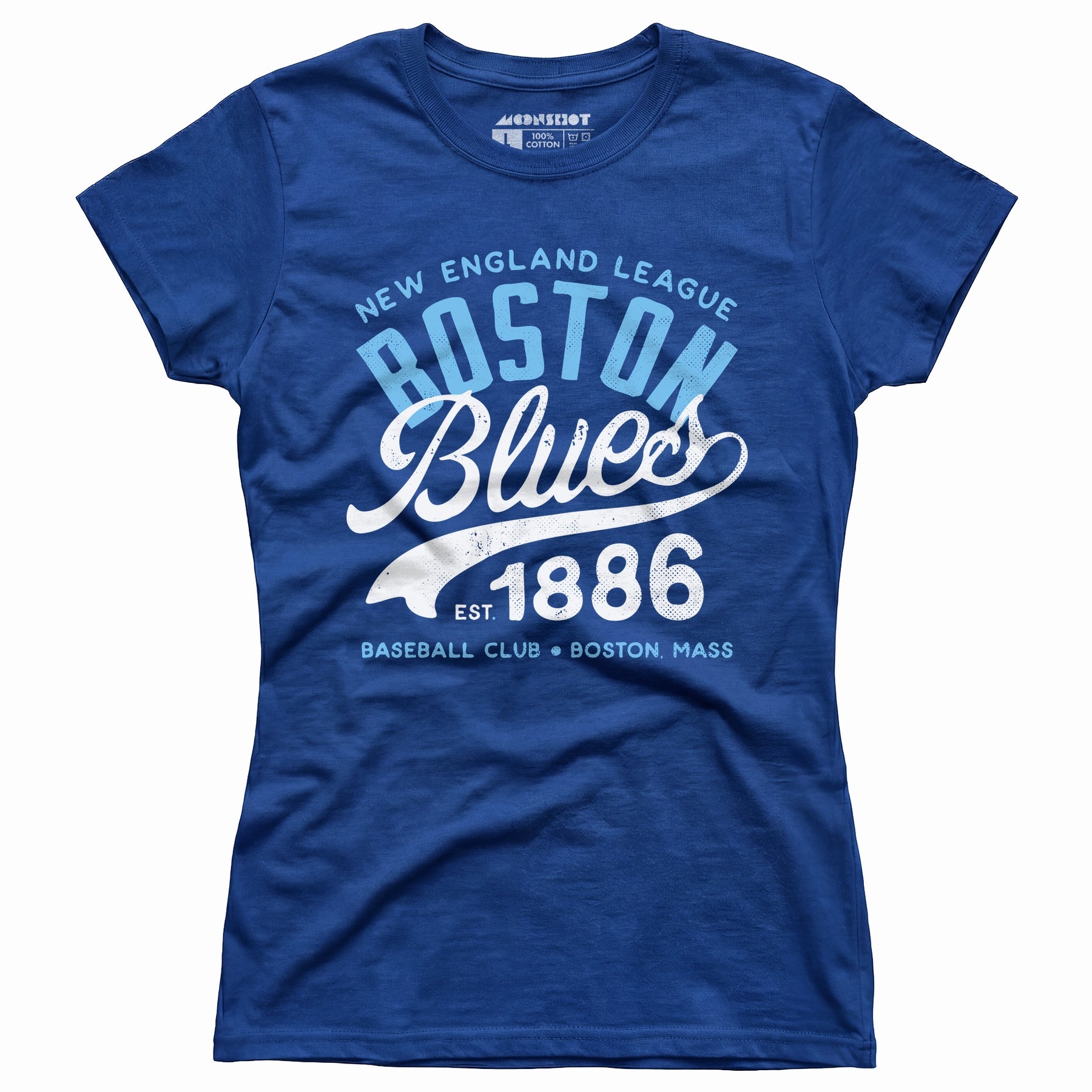 Boston Blues - Massachusetts - Vintage Defunct Baseball Teams - Women's T-Shirt