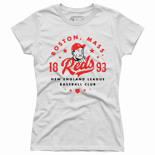 Boston Reds - Massachusetts - Vintage Defunct Baseball Teams - Women's T-Shirt