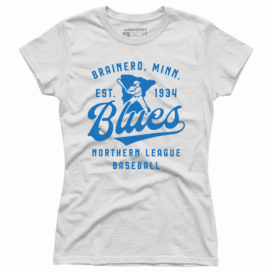 Brainerd Blues - Minnesota - Vintage Defunct Baseball Teams - Women's T-Shirt