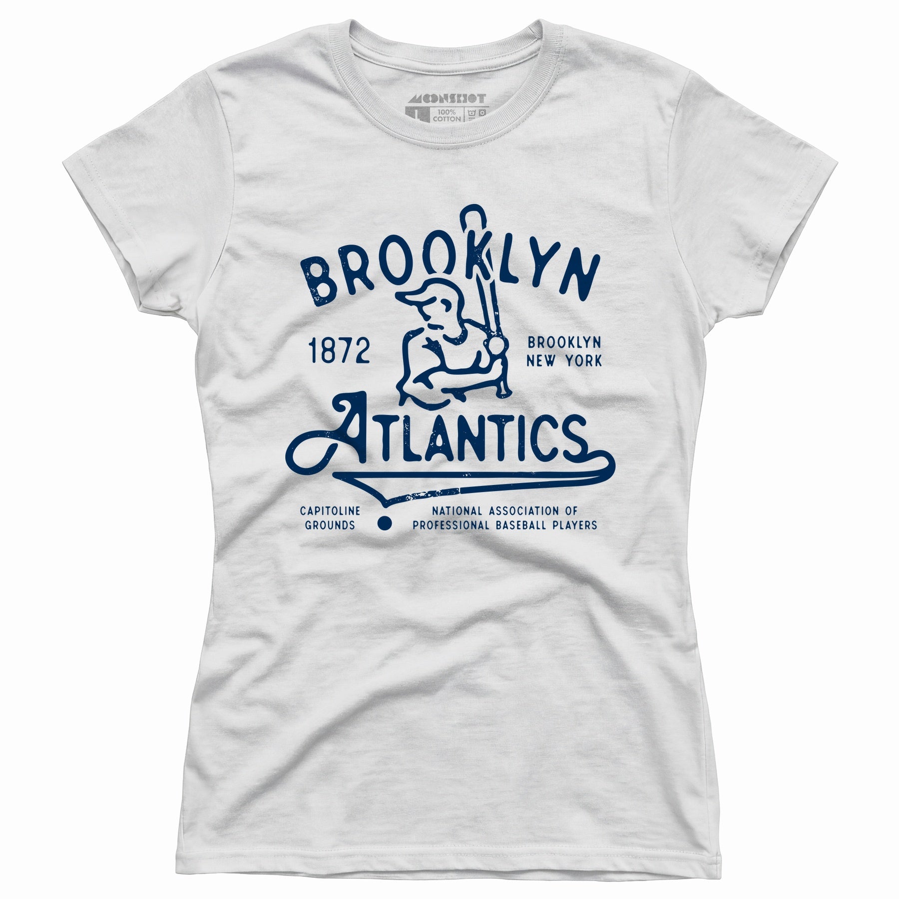 Brooklyn Atlantics - New York - Vintage Defunct Baseball Teams - Women's T-Shirt