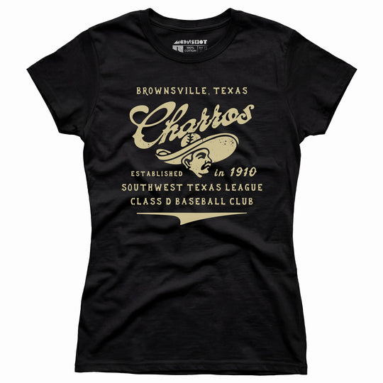 Brownsville Charros - Texas - Vintage Defunct Baseball Teams - Women's T-Shirt