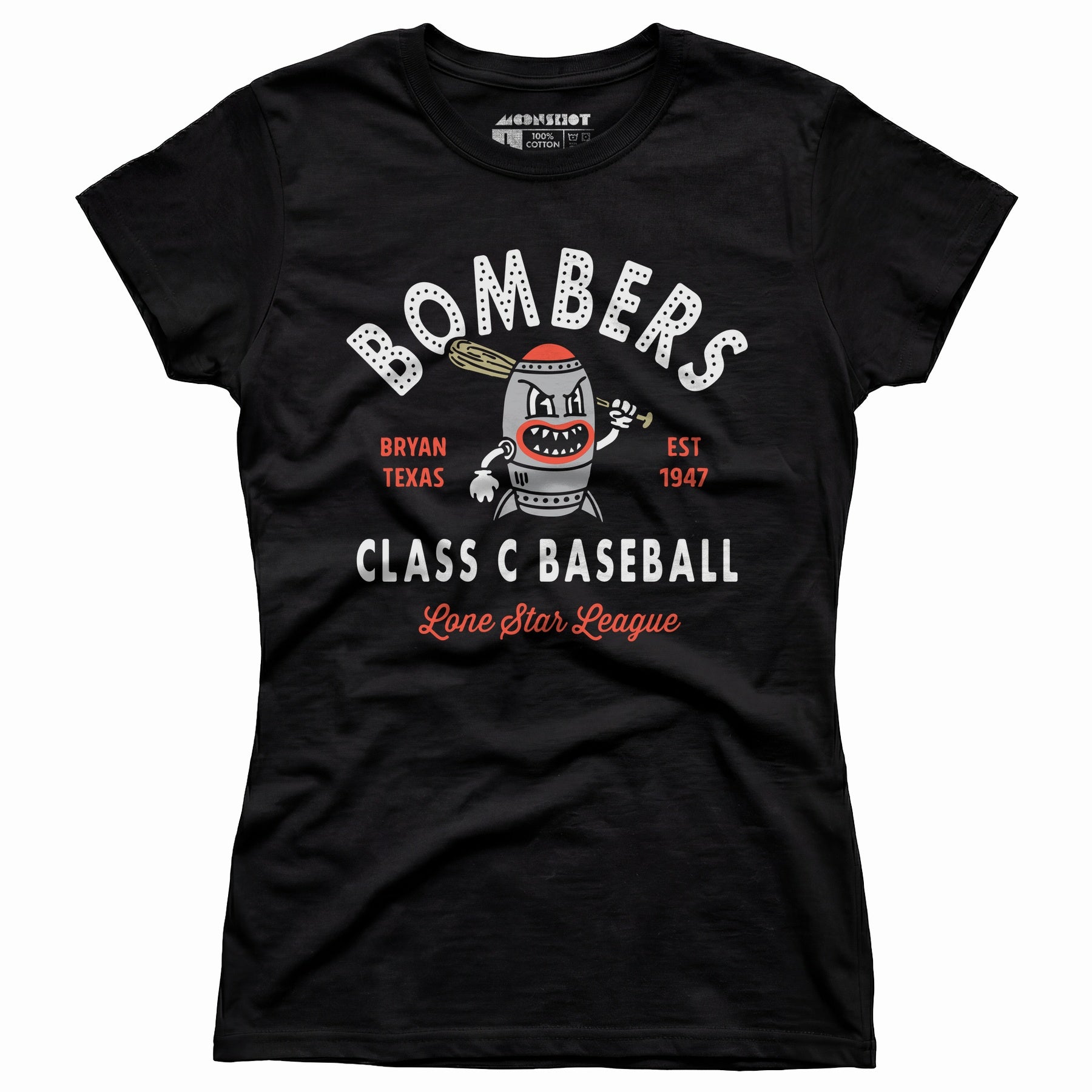Bryan Bombers - Texas - Vintage Defunct Baseball Teams - Women's T-Shirt