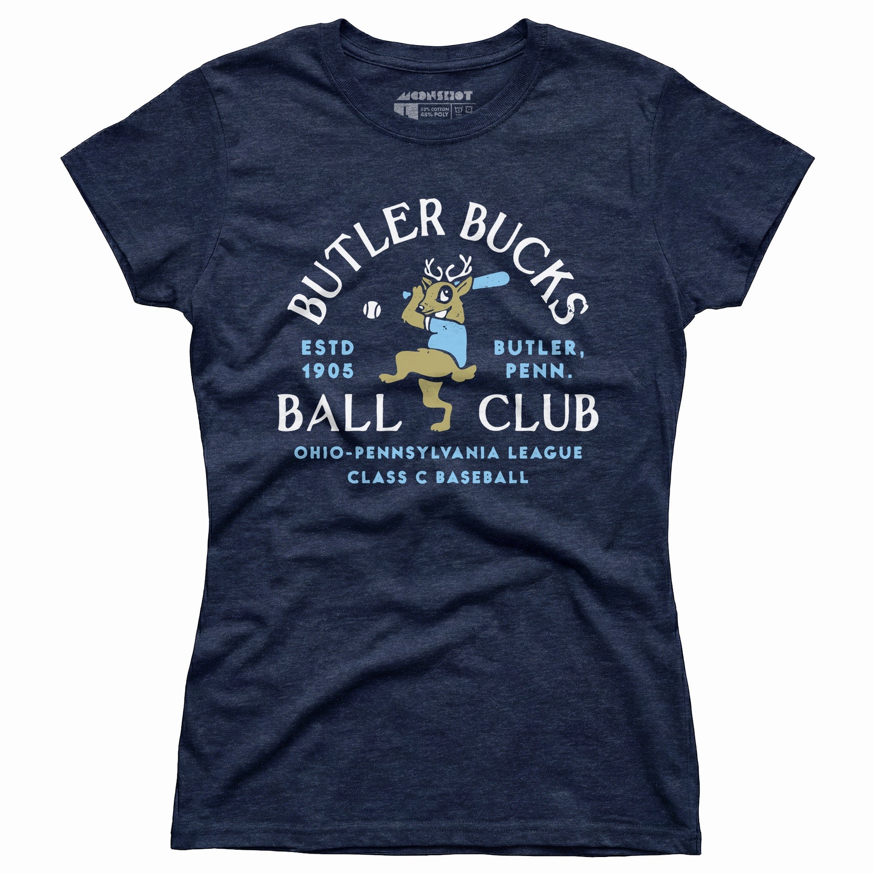 Butler Bucks - Pennsylvania - Vintage Defunct Baseball Teams - Women's T-Shirt
