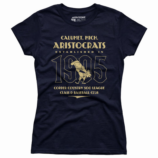Calumet Aristocrats - Michigan - Vintage Defunct Baseball Teams - Women's T-Shirt