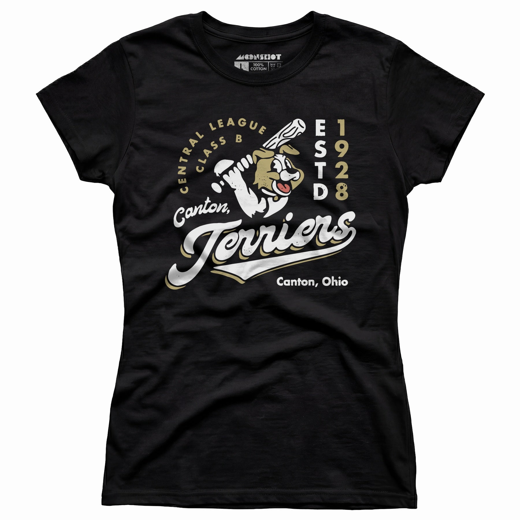 Canton Terriers - Ohio  - Vintage Defunct Baseball Teams - Women's T-Shirt