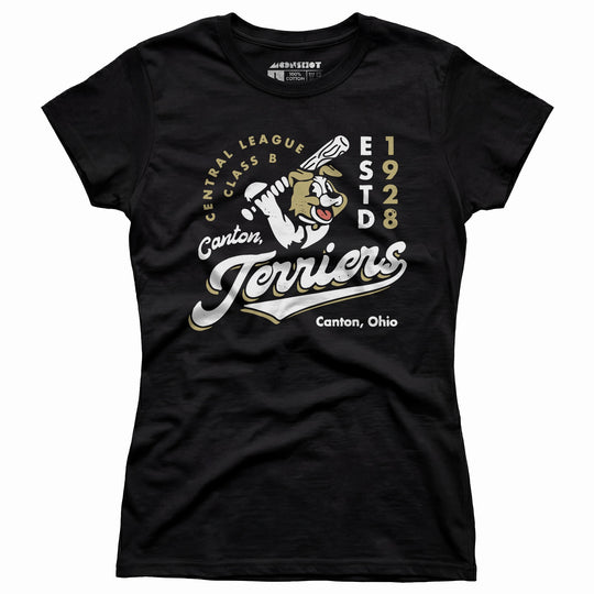 Canton Terriers - Ohio  - Vintage Defunct Baseball Teams - Women's T-Shirt