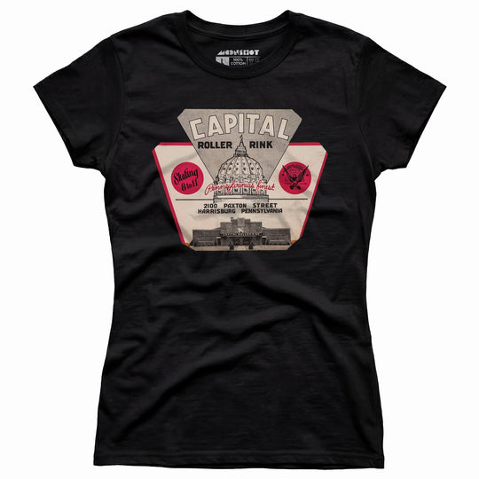 Capital Roller Rink - Harrisburg, PA - Vintage Roller Rink - Women's T-Shirt