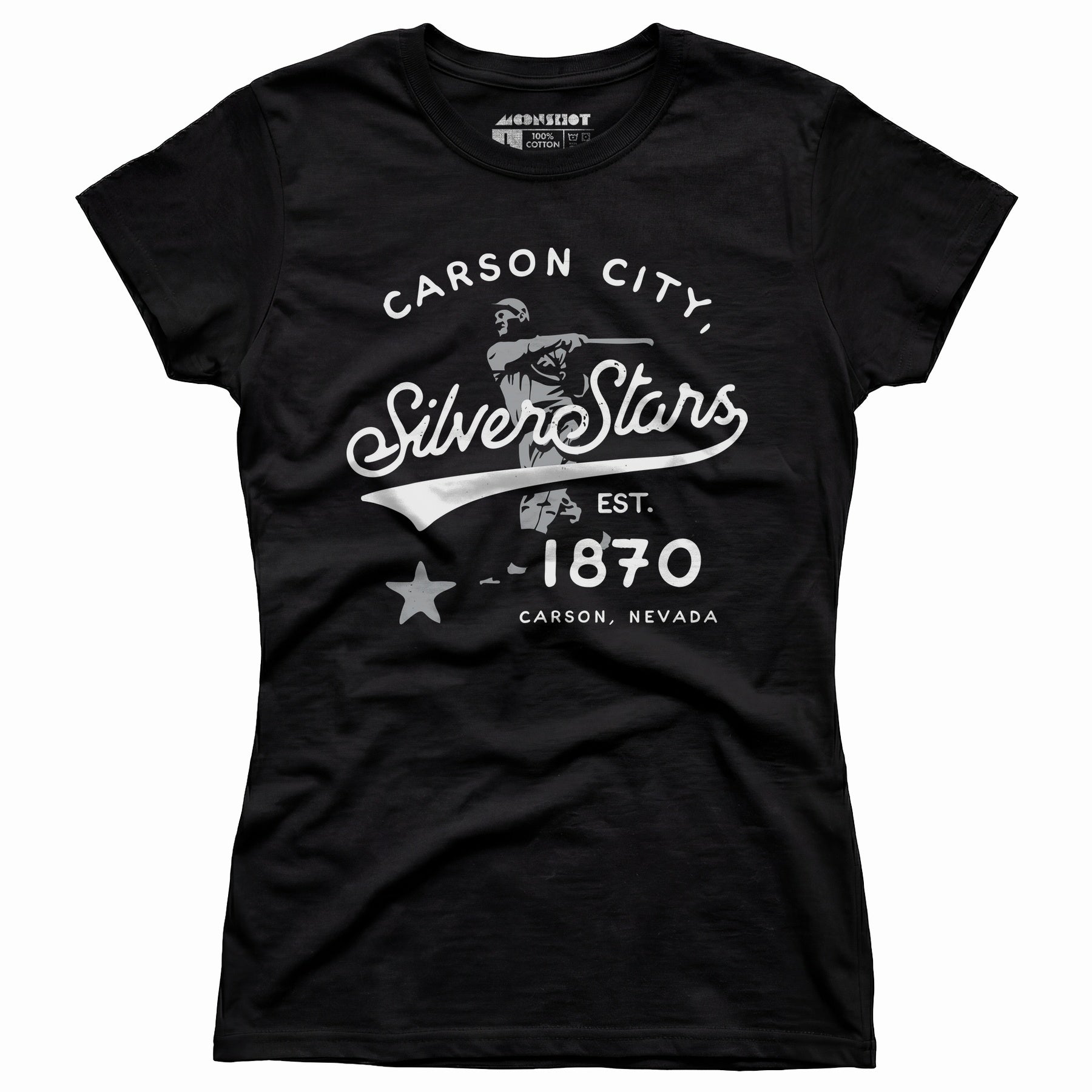 Carson City Silver Stars - Nevada - Vintage Defunct Baseball Teams - Women's T-Shirt