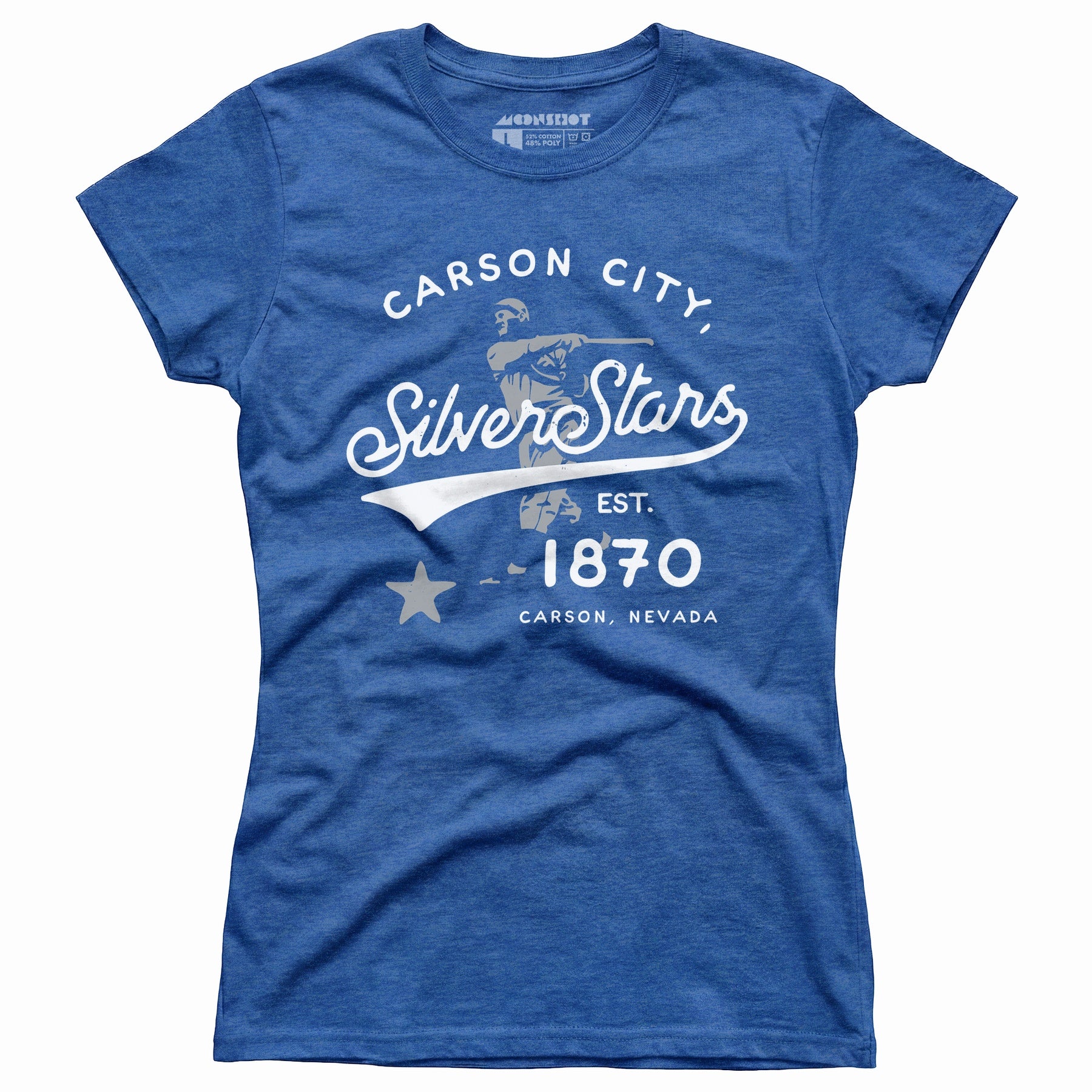 Carson City Silver Stars - Nevada - Vintage Defunct Baseball Teams - Women's T-Shirt