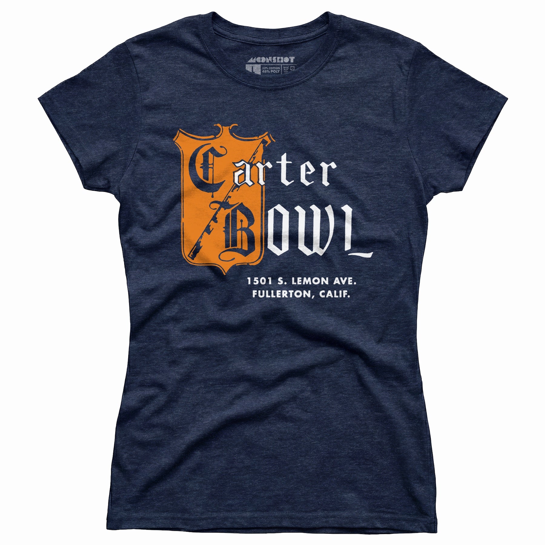 Carter Bowl - Fullerton, CA - Vintage Bowling Alley - Women's T-Shirt