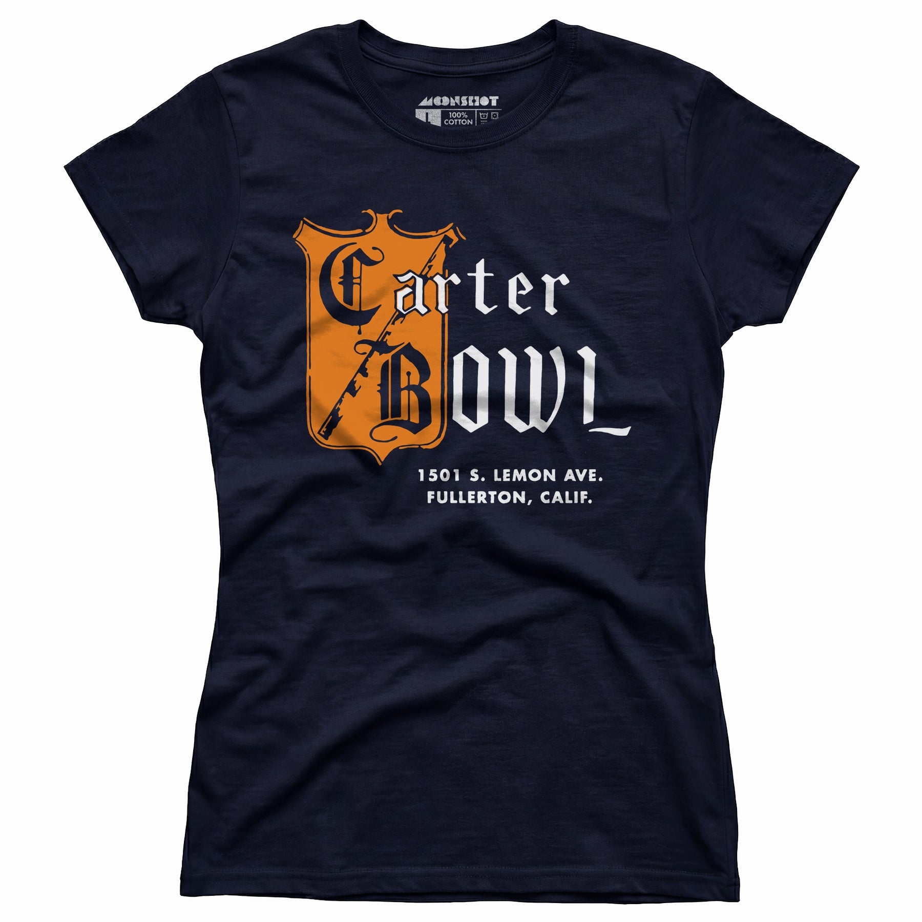 Carter Bowl - Fullerton, CA - Vintage Bowling Alley - Women's T-Shirt
