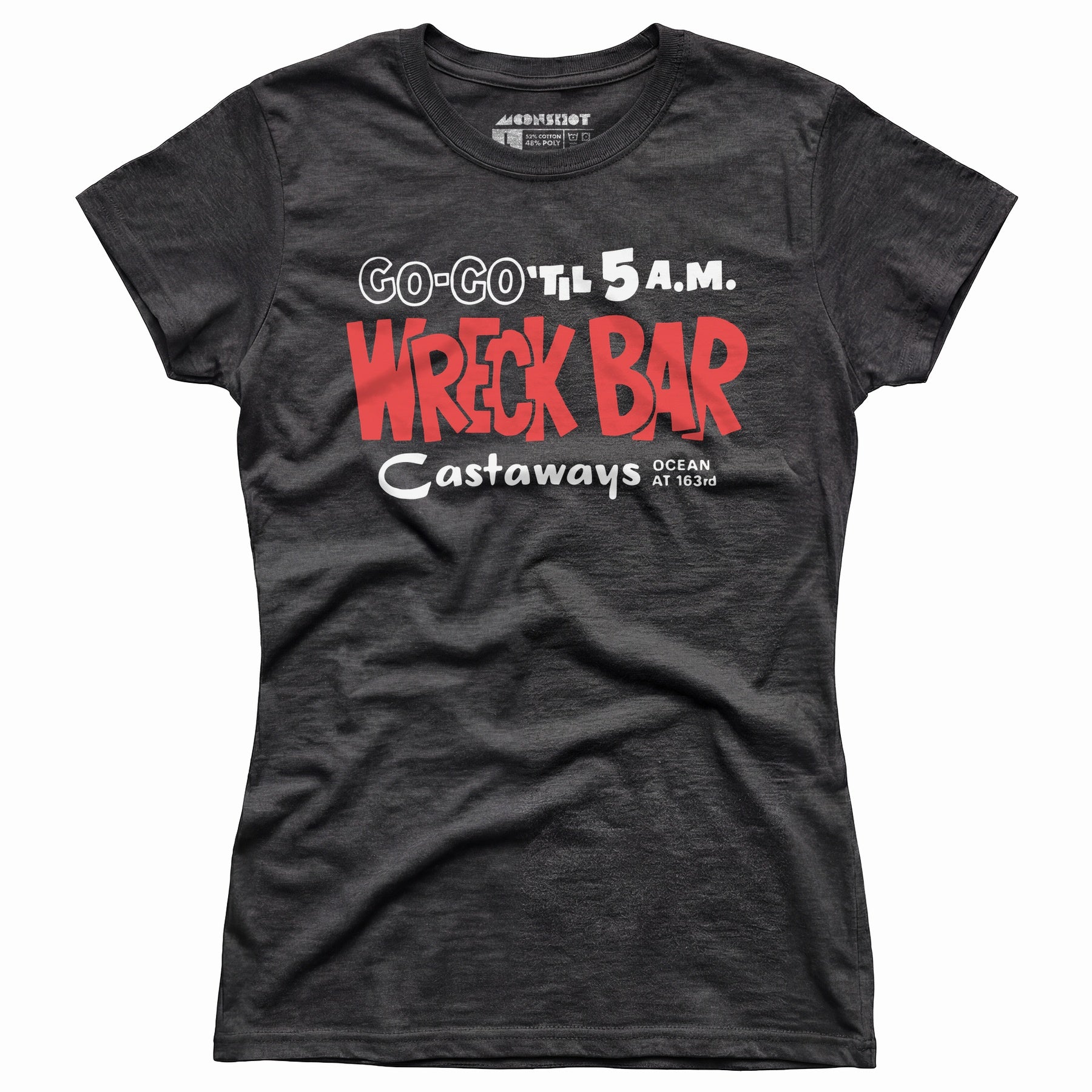 Castaways Motel Wreck Bar - Miami, FL - Vintage Tiki Bar - Women's T-Shirt