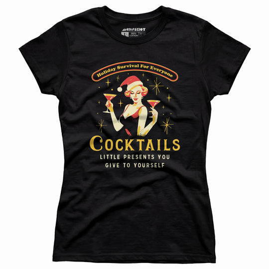 Christmas Cocktails - Women's T-Shirt