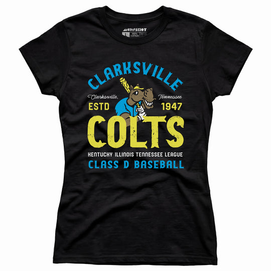 Clarksville Colts - Tennessee - Vintage Defunct Baseball Teams - Women's T-Shirt