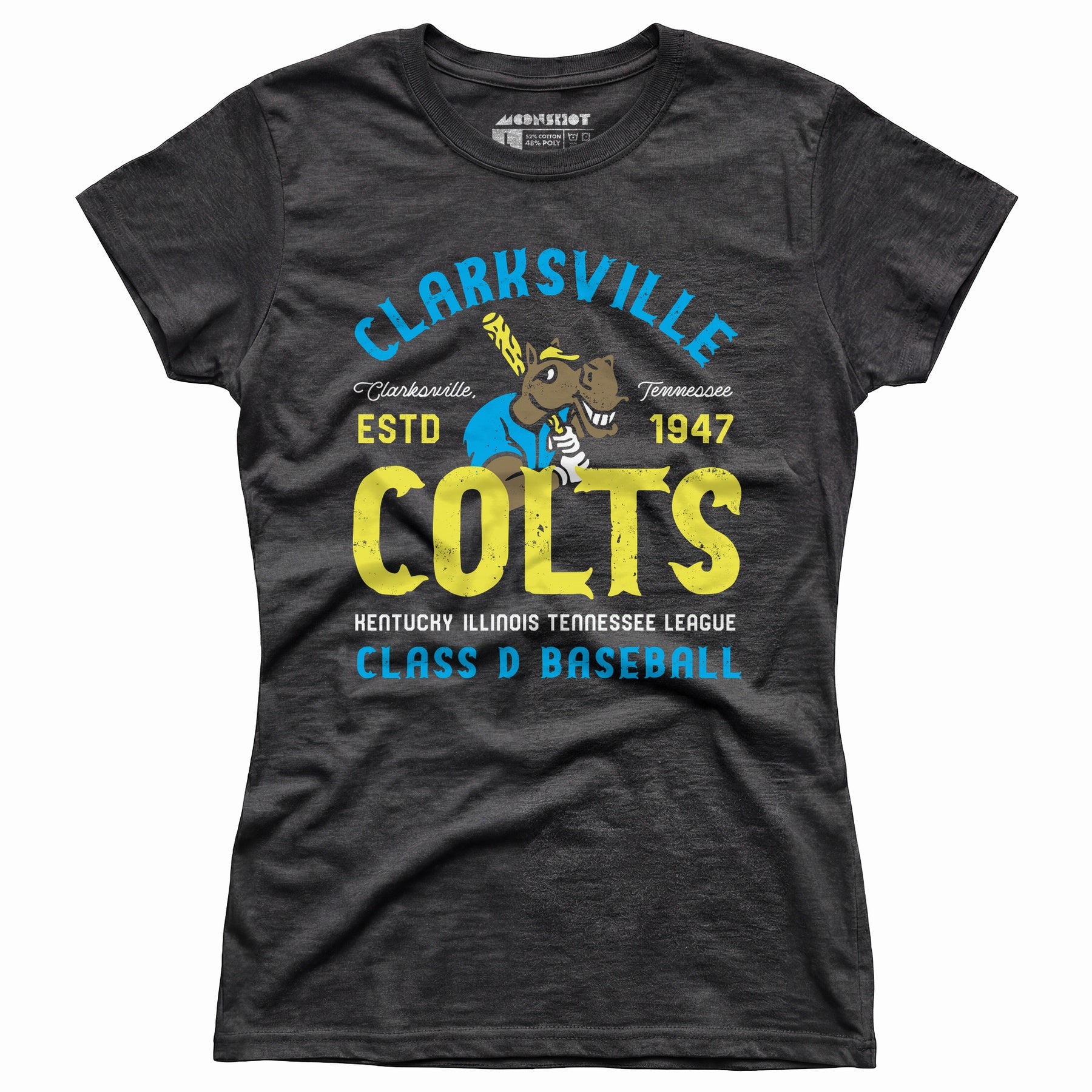 Clarksville Colts - Tennessee - Vintage Defunct Baseball Teams - Women's T-Shirt