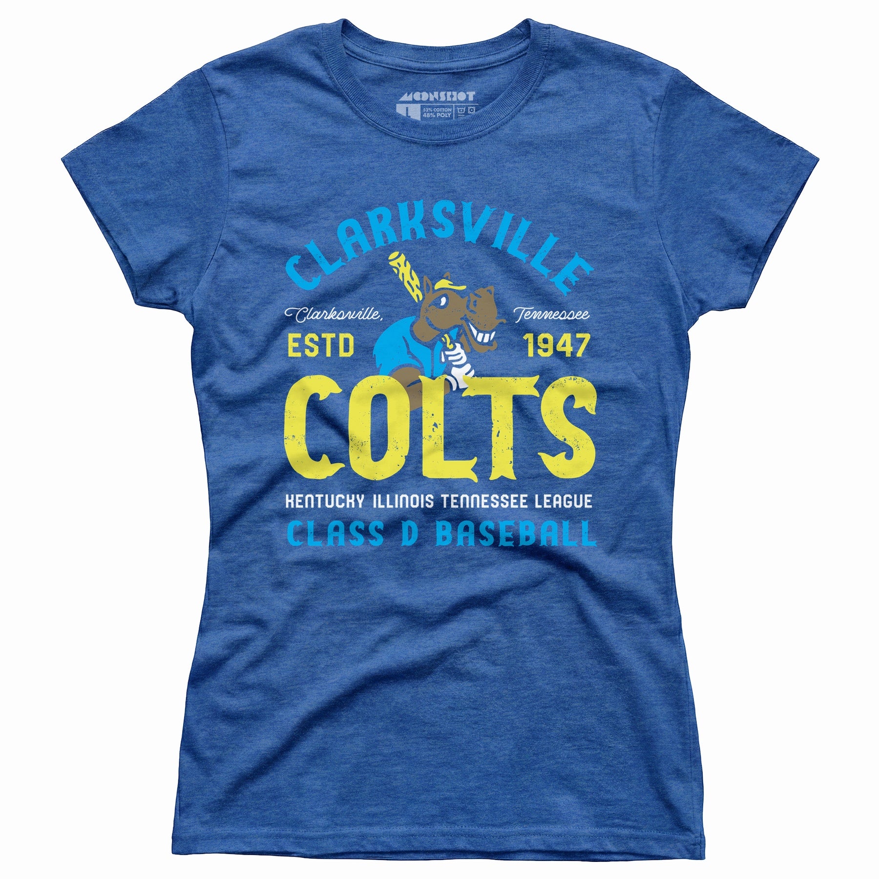 Clarksville Colts - Tennessee - Vintage Defunct Baseball Teams - Women's T-Shirt