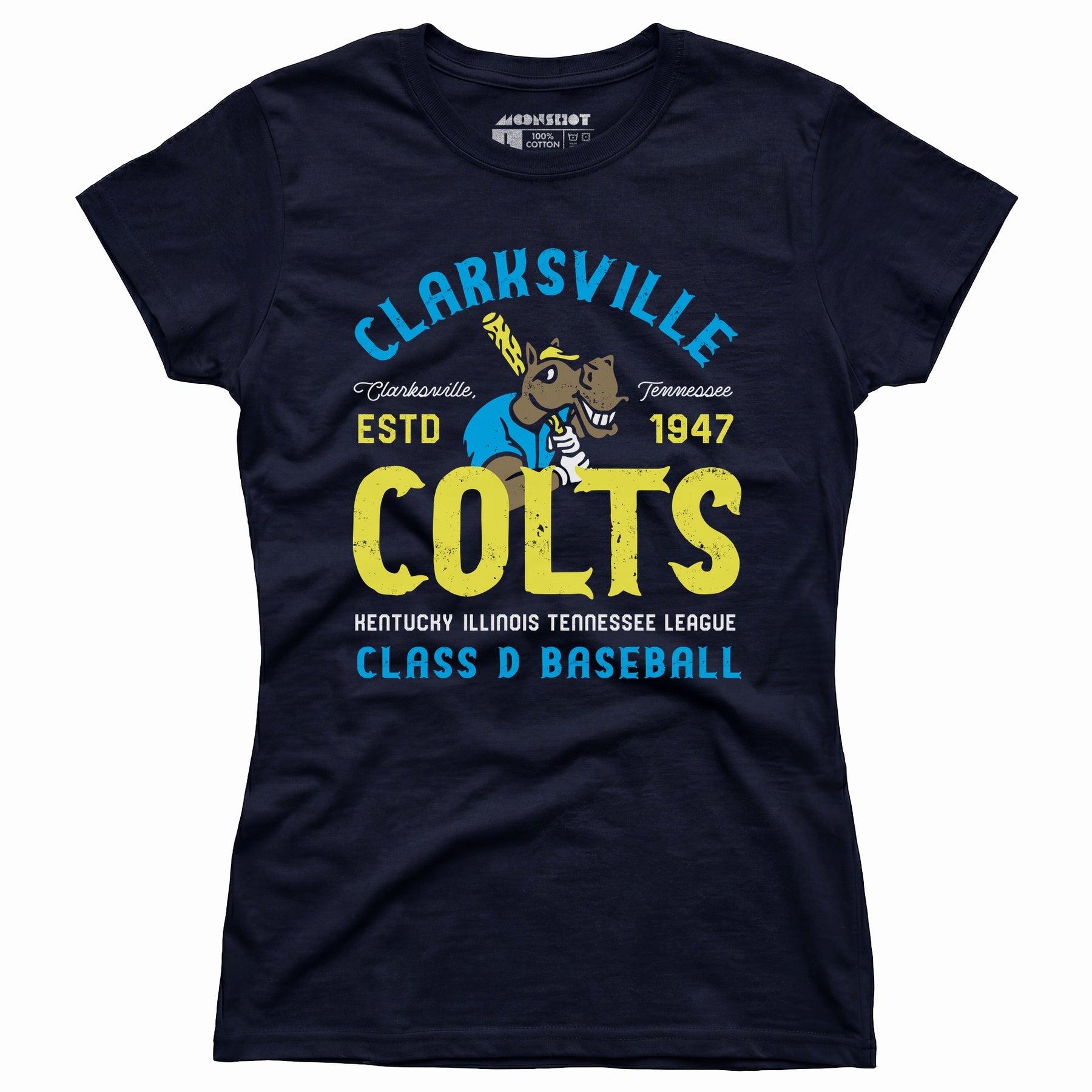Clarksville Colts - Tennessee - Vintage Defunct Baseball Teams - Women's T-Shirt