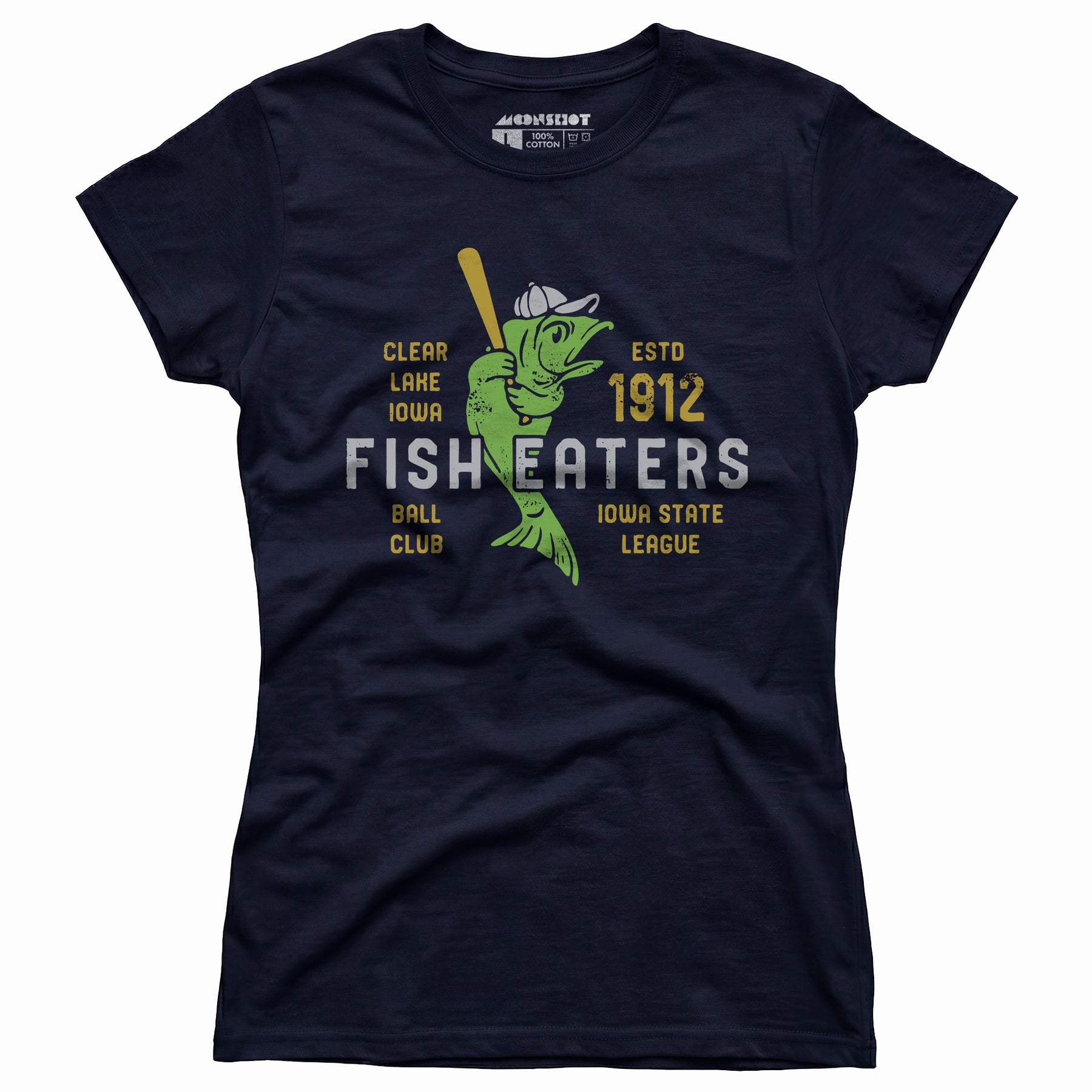 Clear Lake Fish Eaters - Iowa - Vintage Defunct Baseball Teams - Women's T-Shirt