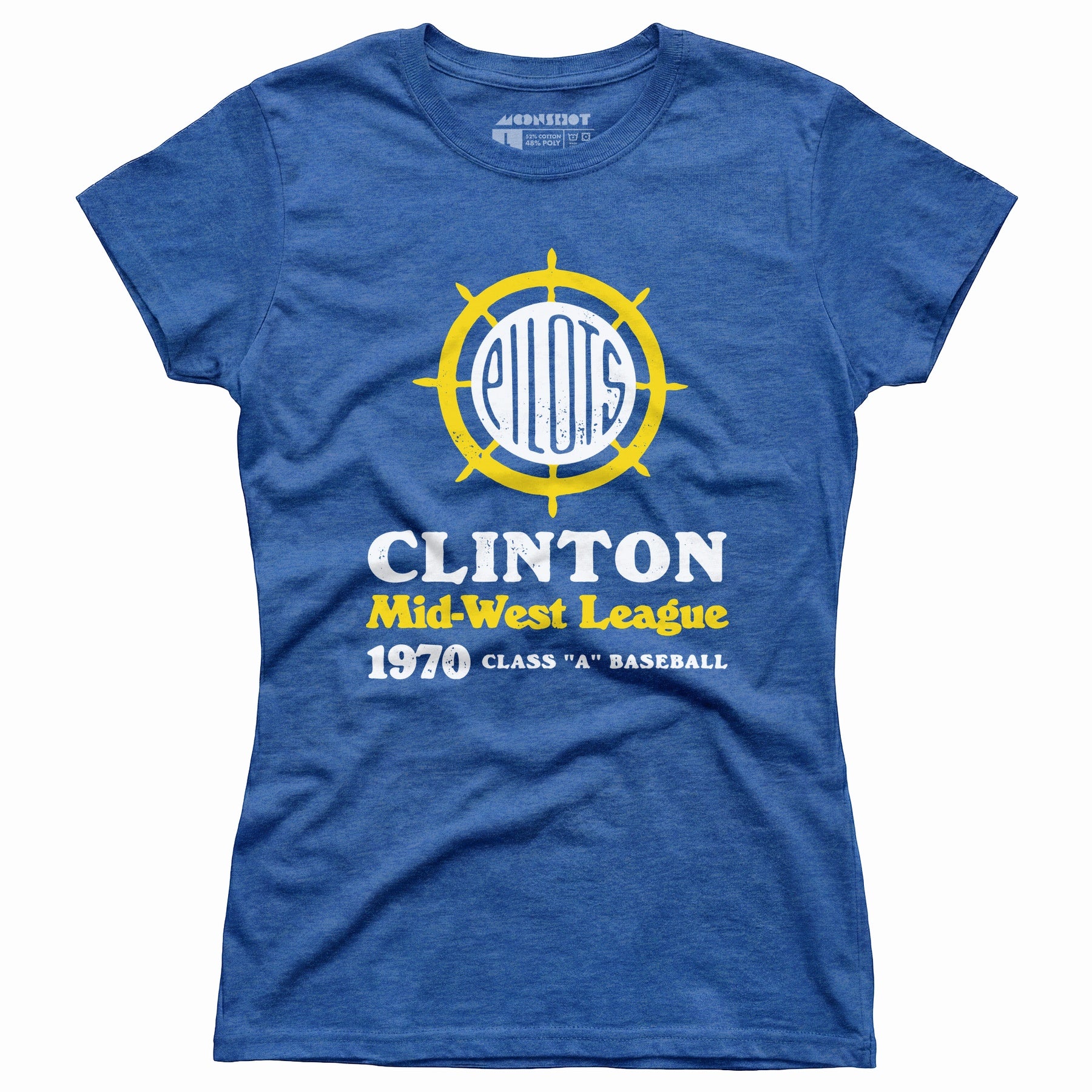 Clinton Pilots - Iowa - Vintage Defunct Baseball Teams - Women's T-Shirt