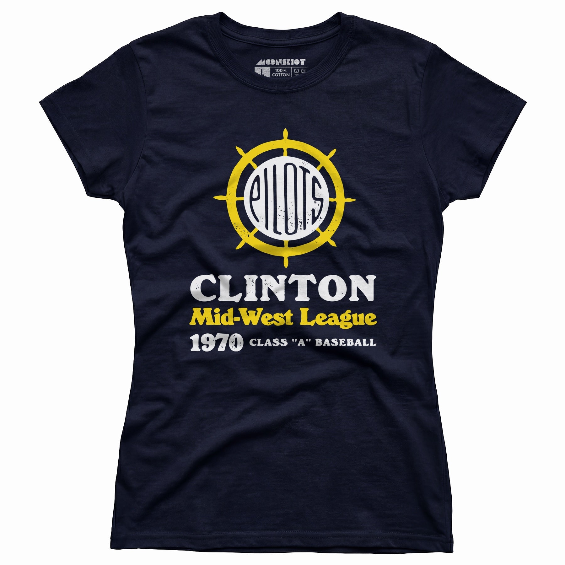 Clinton Pilots - Iowa - Vintage Defunct Baseball Teams - Women's T-Shirt
