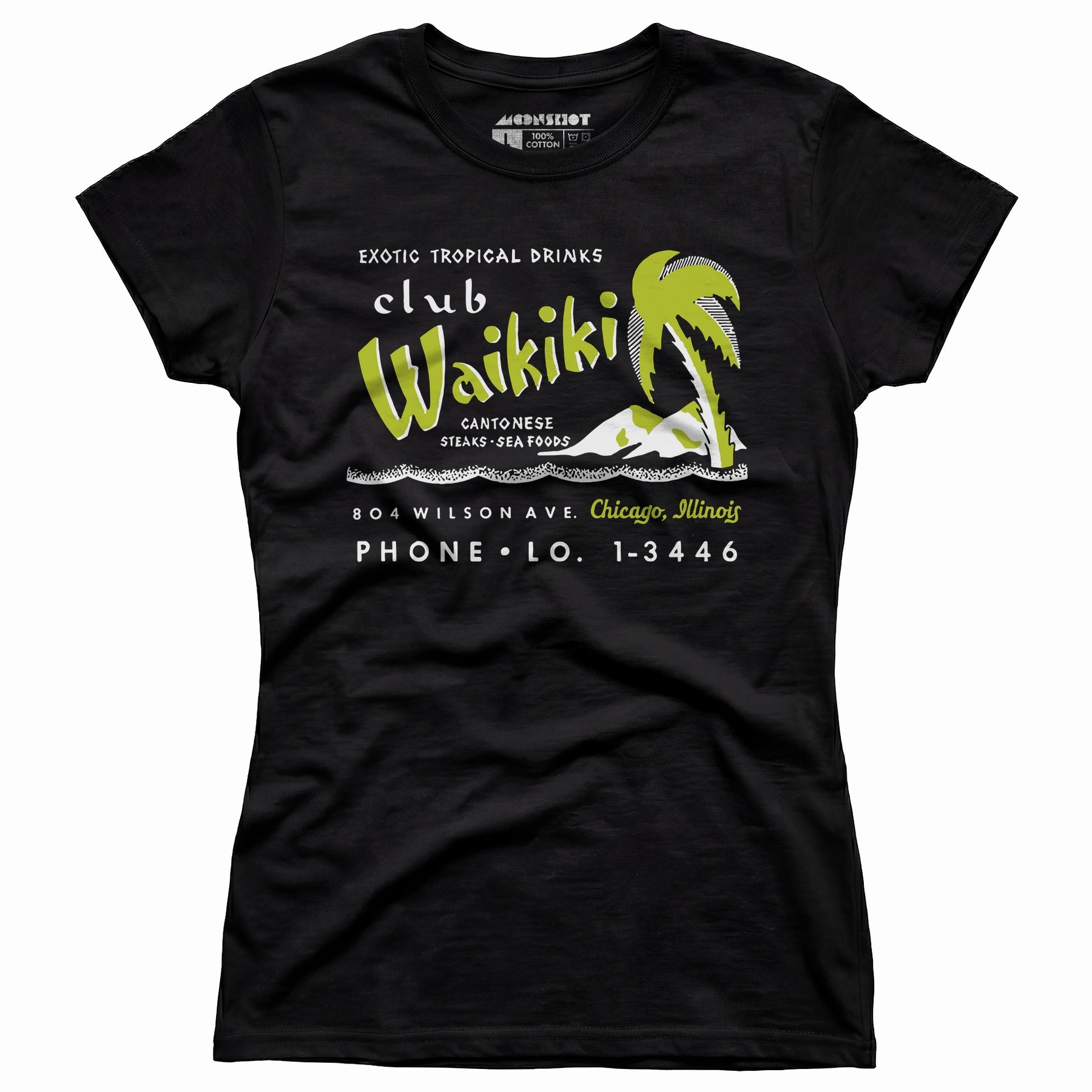 Club Waikiki - Chicago, IL - Vintage Tiki Bar - Women's T-Shirt