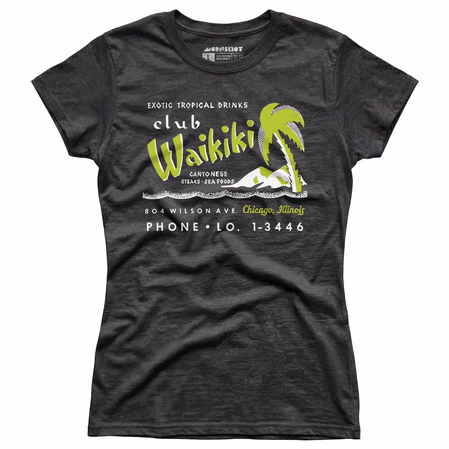 Club Waikiki - Chicago, IL - Vintage Tiki Bar - Women's T-Shirt