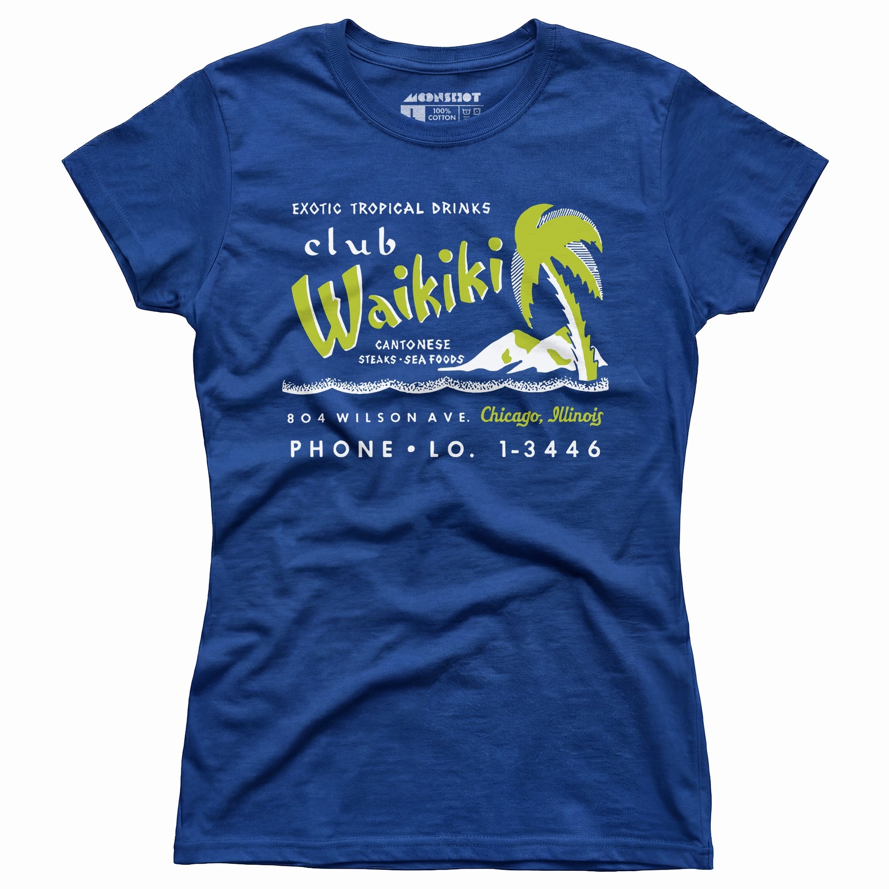 Club Waikiki - Chicago, IL - Vintage Tiki Bar - Women's T-Shirt