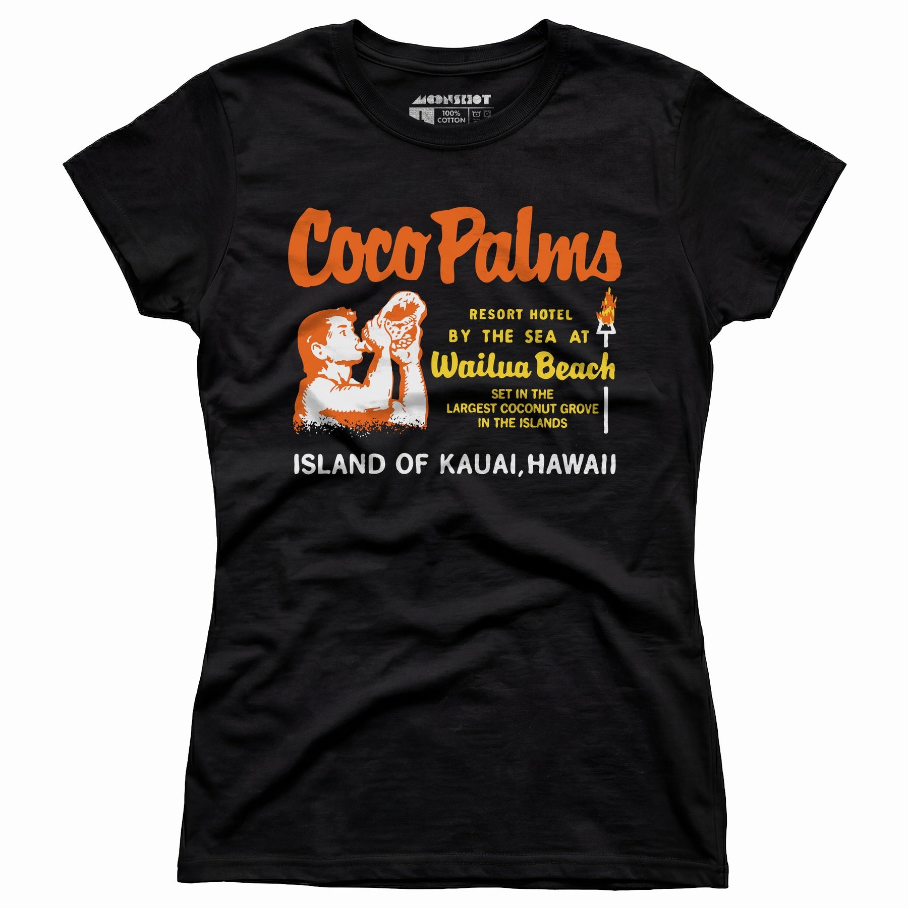 Coco Palms v2 - Hawaii - Vintage Tiki Bar - Women's T-Shirt