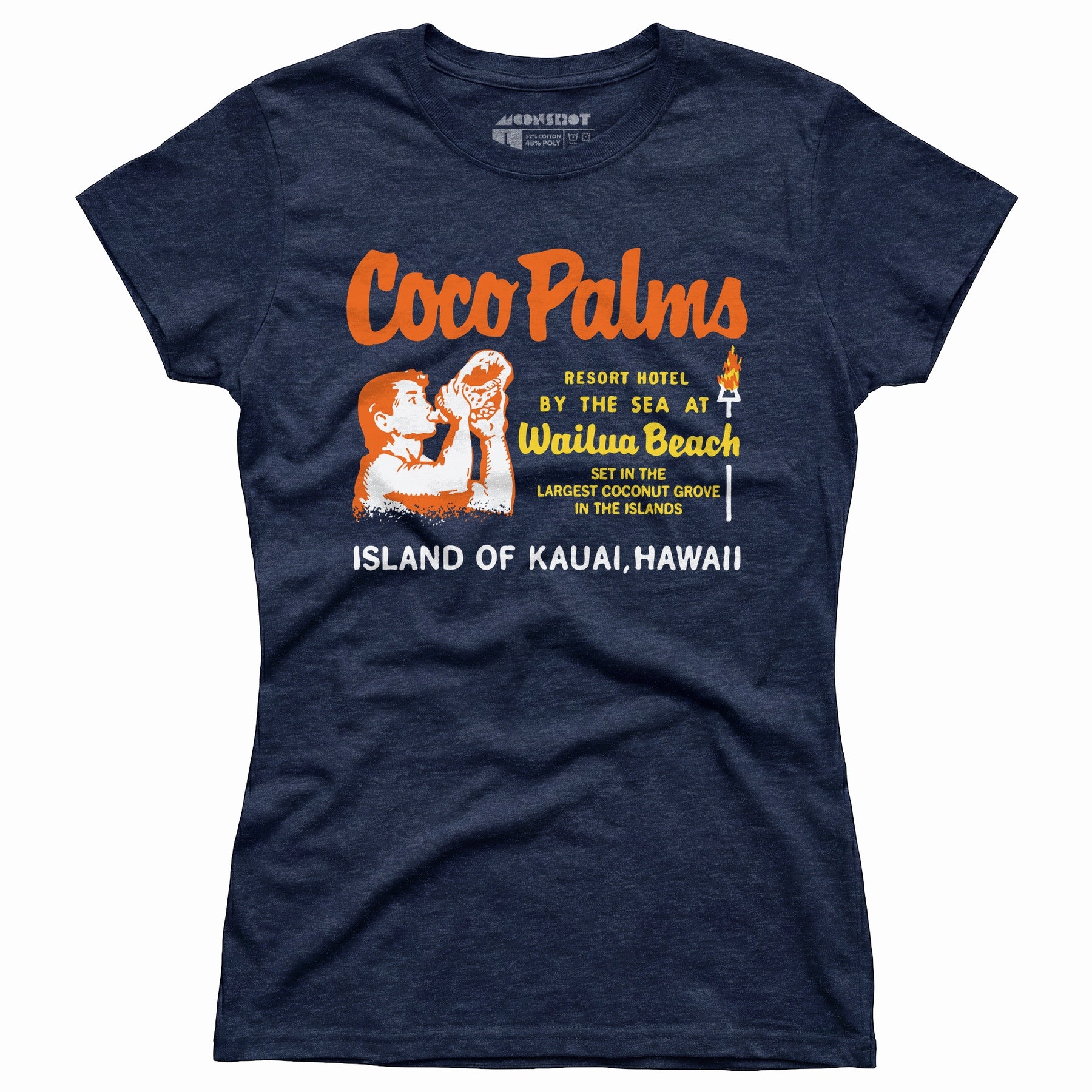 Coco Palms v2 - Hawaii - Vintage Tiki Bar - Women's T-Shirt
