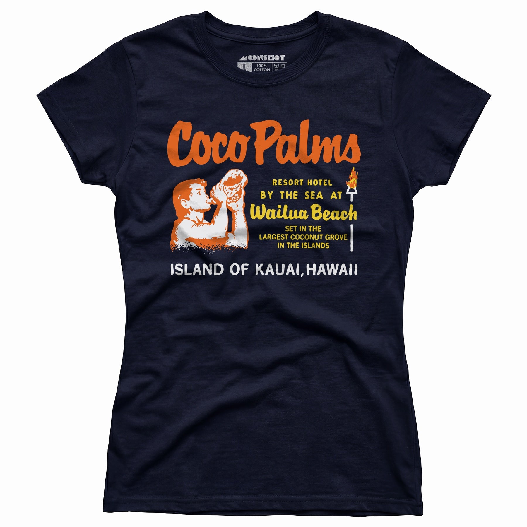 Coco Palms v2 - Hawaii - Vintage Tiki Bar - Women's T-Shirt