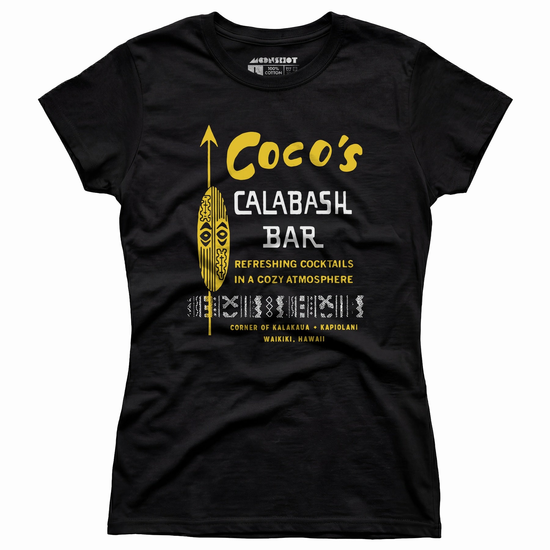 Coco's Calabash Bar - Waikiki, HI - Vintage Tiki Bar - Women's T-Shirt