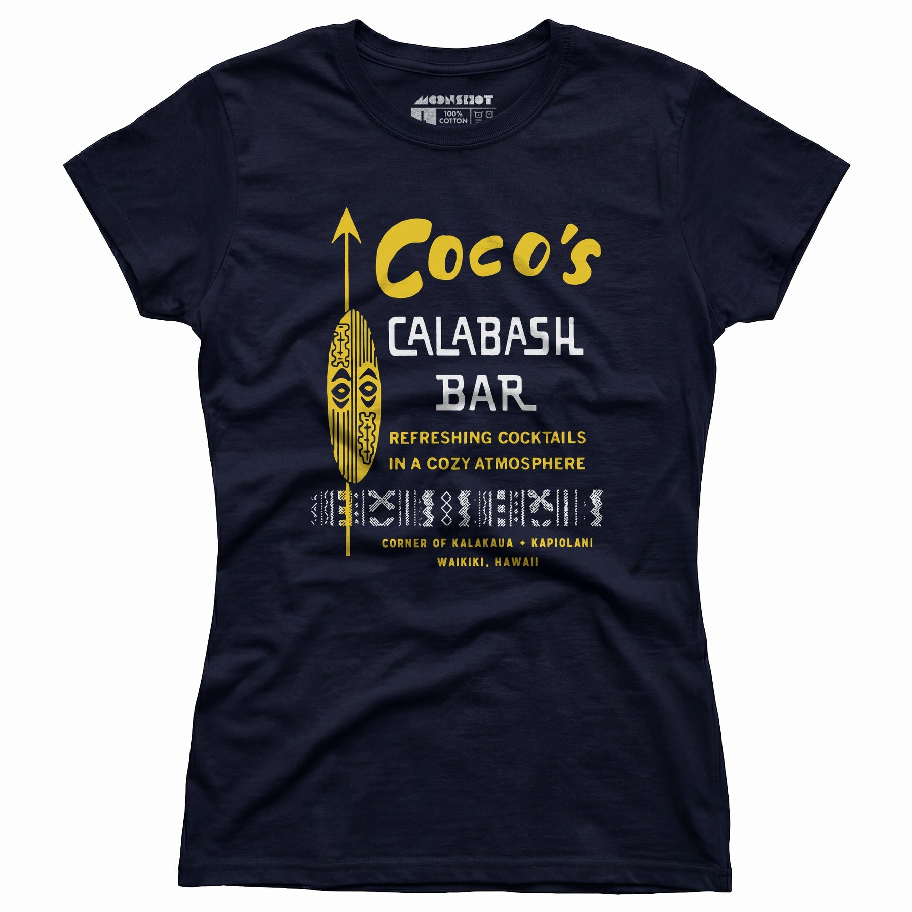 Coco's Calabash Bar - Waikiki, HI - Vintage Tiki Bar - Women's T-Shirt