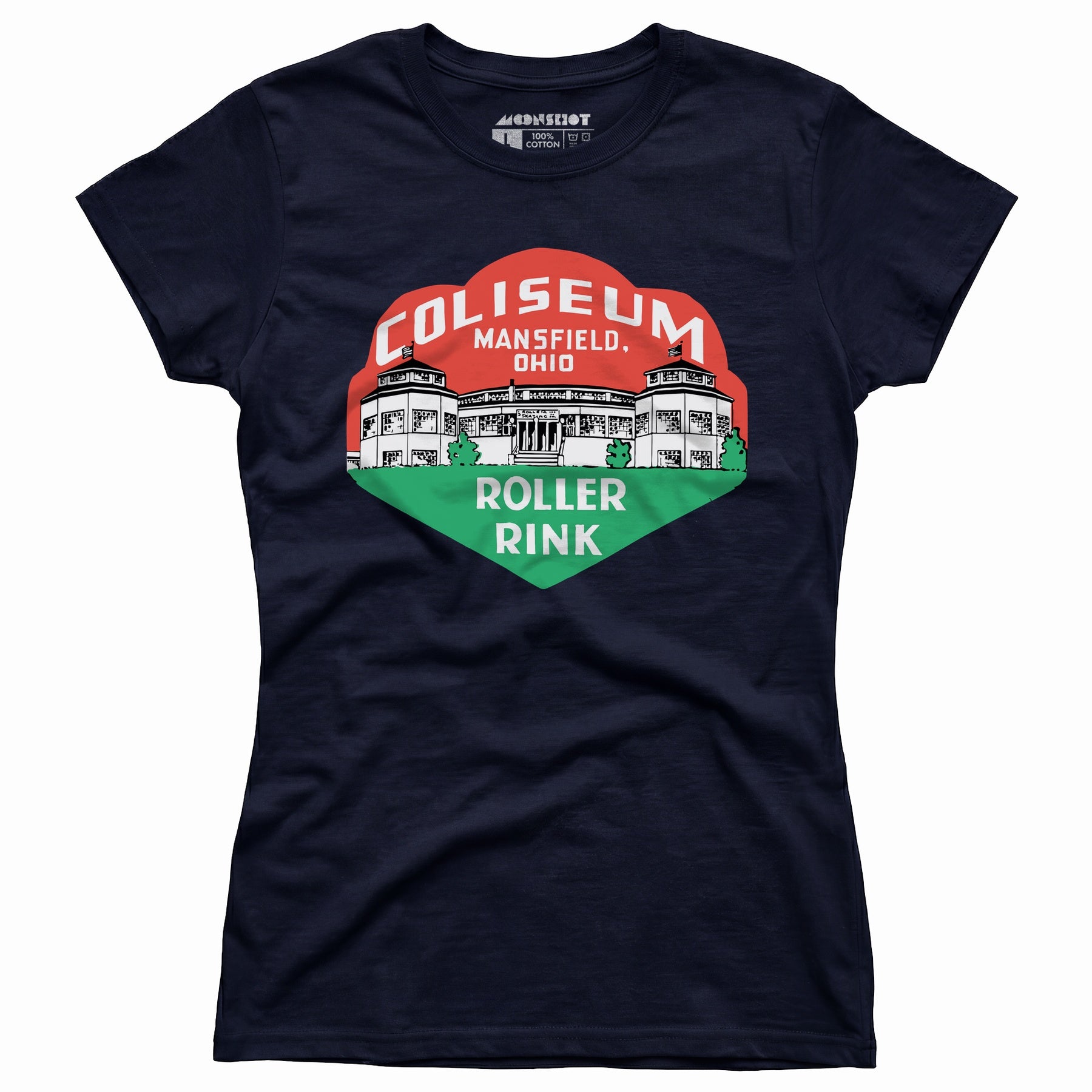 Coliseum - Mansfield, OH - Vintage Roller Rink - Women's T-Shirt