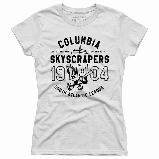 Columbia Skyscrapers - South Carolina - Vintage Defunct Baseball Teams - Women's T-Shirt