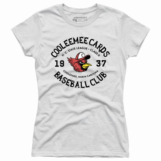 Cooleemee Cards - North Carolina - Vintage Defunct Baseball Teams - Women's T-Shirt