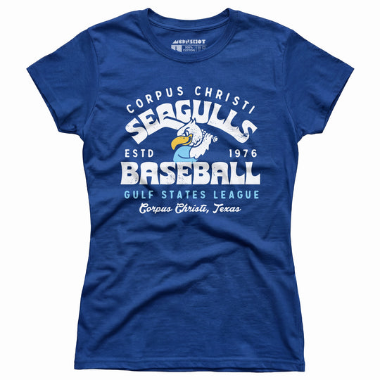Corpus Christi Seagulls - Texas - Vintage Defunct Baseball Teams - Women's T-Shirt