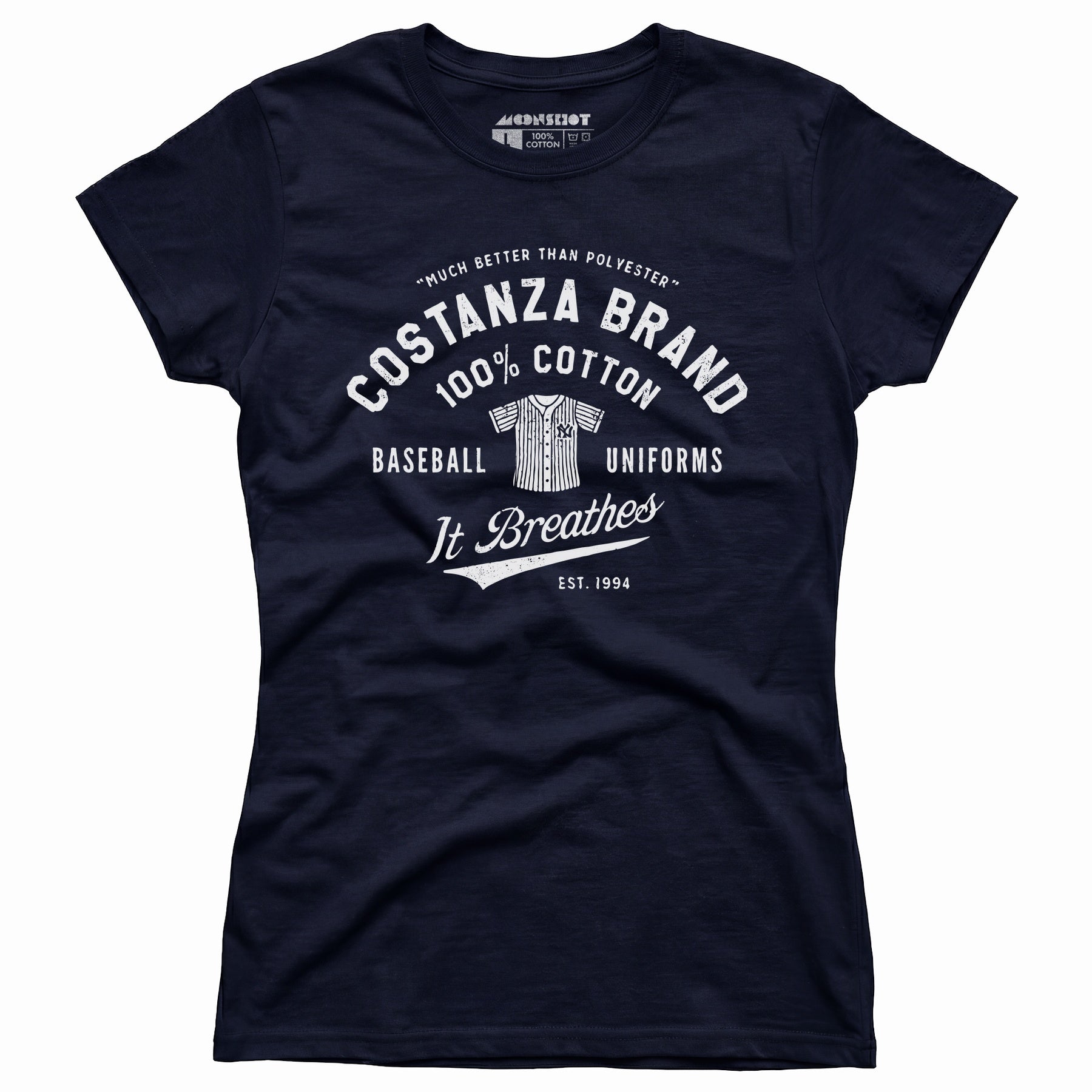 Costanza Brand Cotton Baseball Uniforms - Women's T-Shirt
