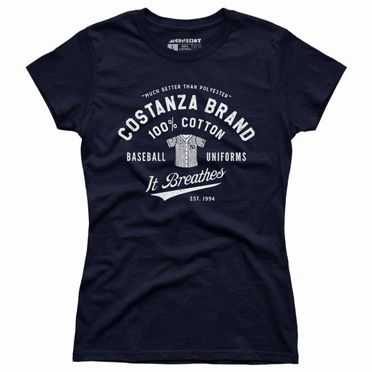 Costanza Brand Cotton Baseball Uniforms - Women's T-Shirt