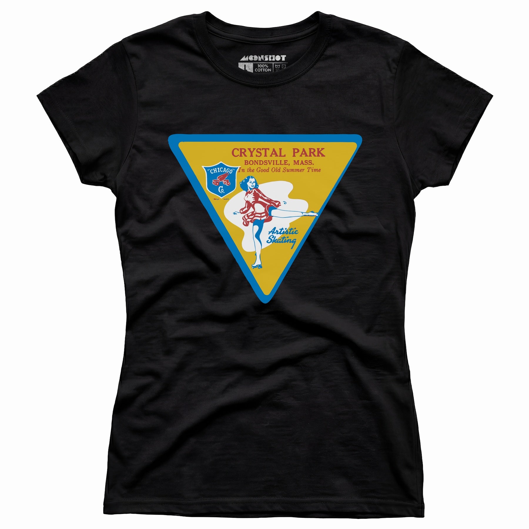Crystal Park - Bondsville, MA - Vintage Roller Rink - Women's T-Shirt