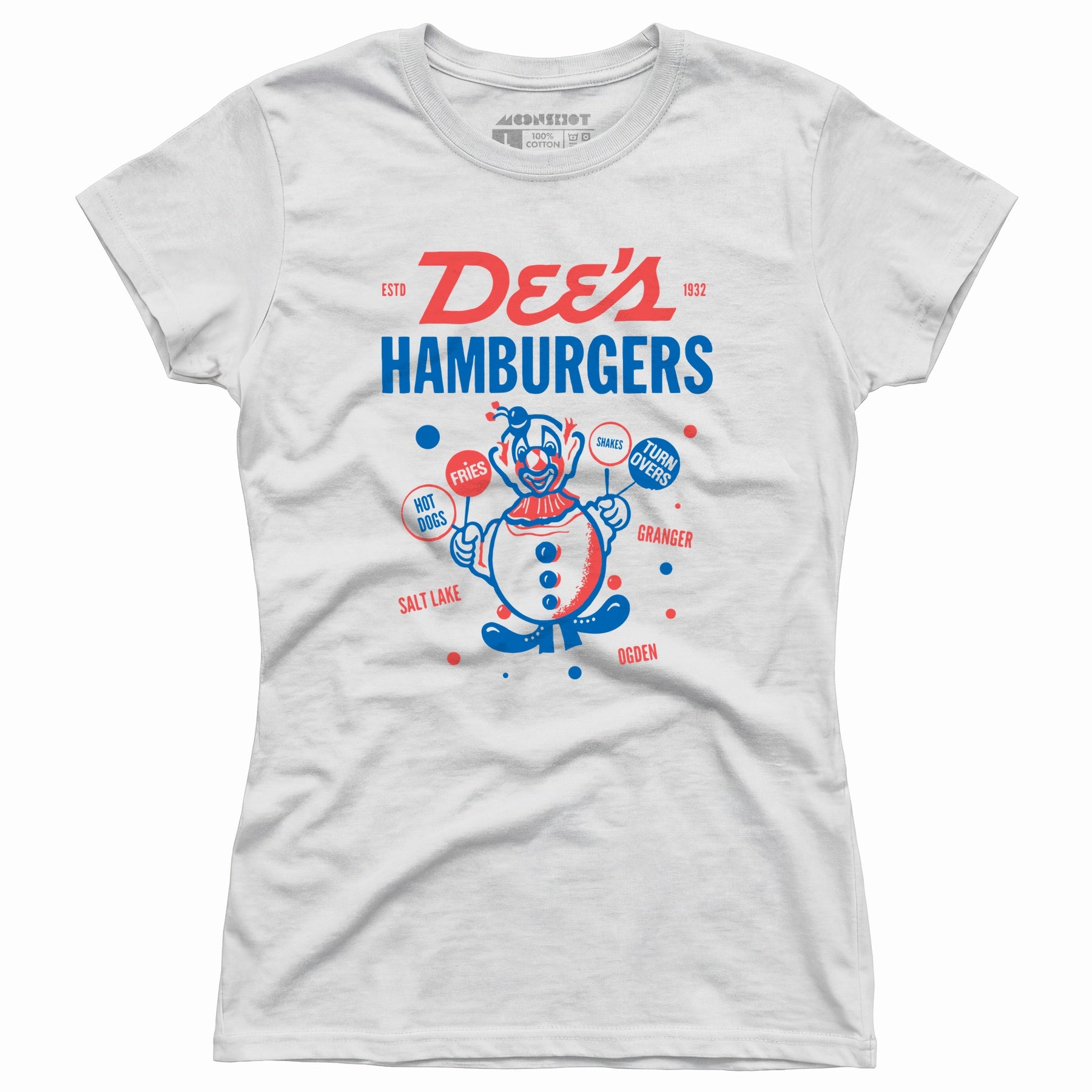 Dee's Hamburgers - Salt Lake City, UT - Vintage Restaurant - Women's T-Shirt