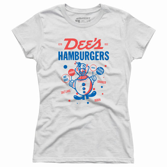 Dee's Hamburgers - Salt Lake City, UT - Vintage Restaurant - Women's T-Shirt