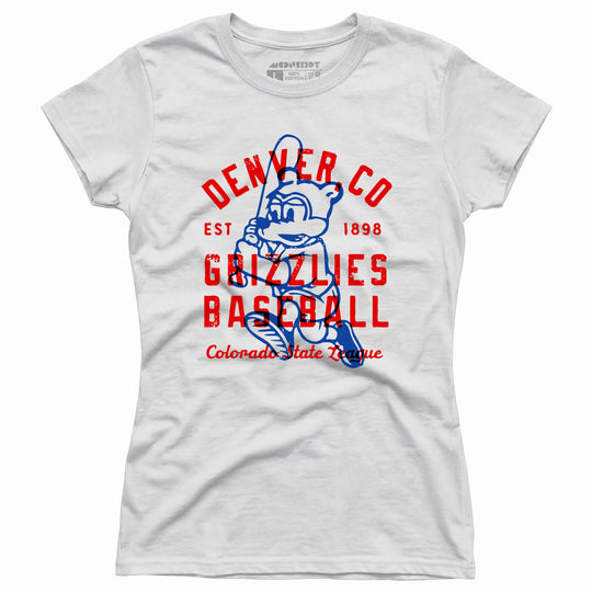 Denver Grizzlies - Colorado - Vintage Defunct Baseball Teams - Women's T-Shirt