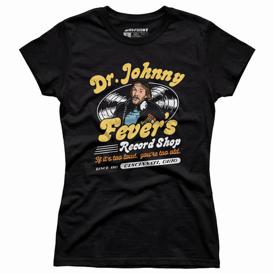 Dr. Johnny Fever's Record Shop - Women's T-Shirt