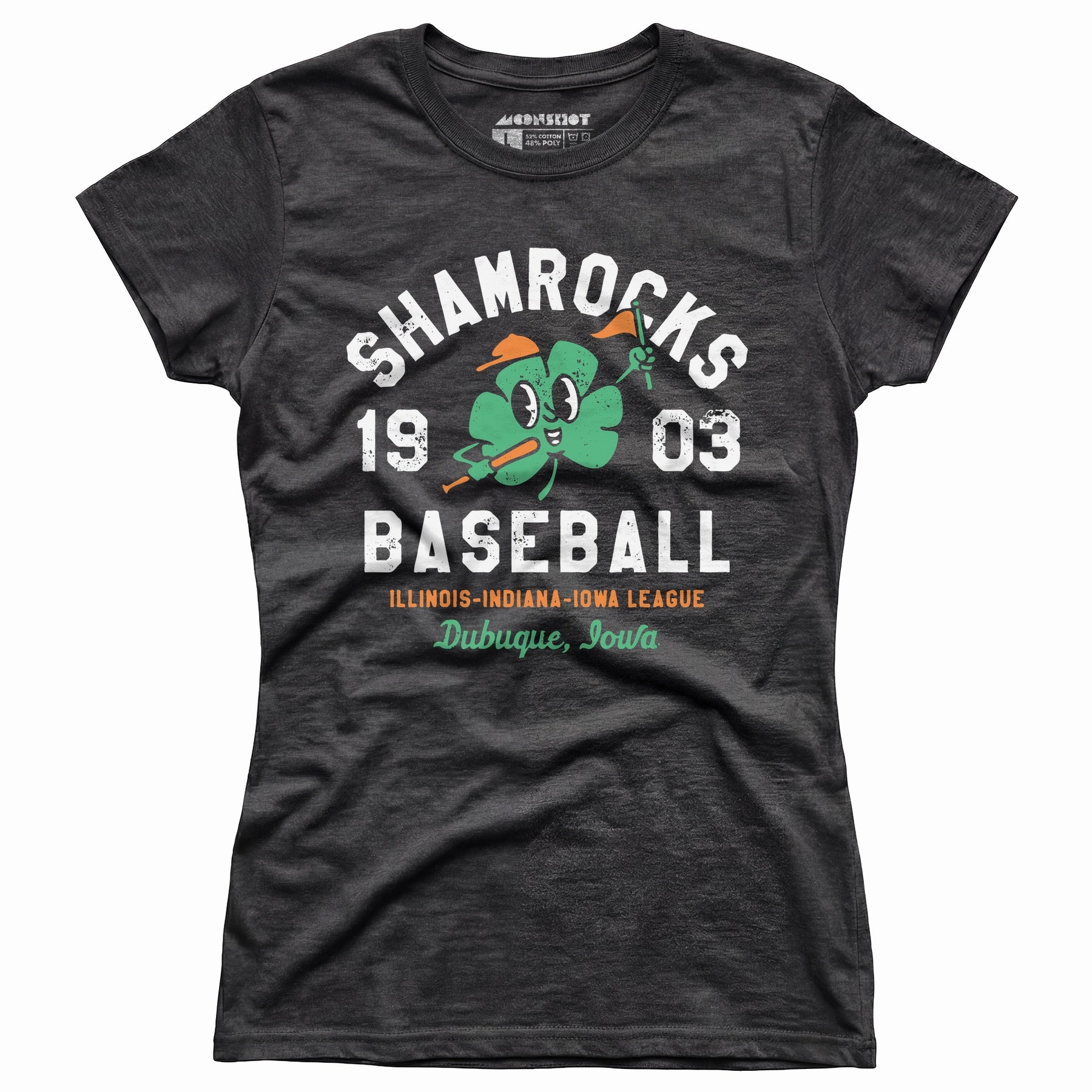 Dubuque Shamrocks - Iowa - Vintage Defunct Baseball Teams - Women's T-Shirt