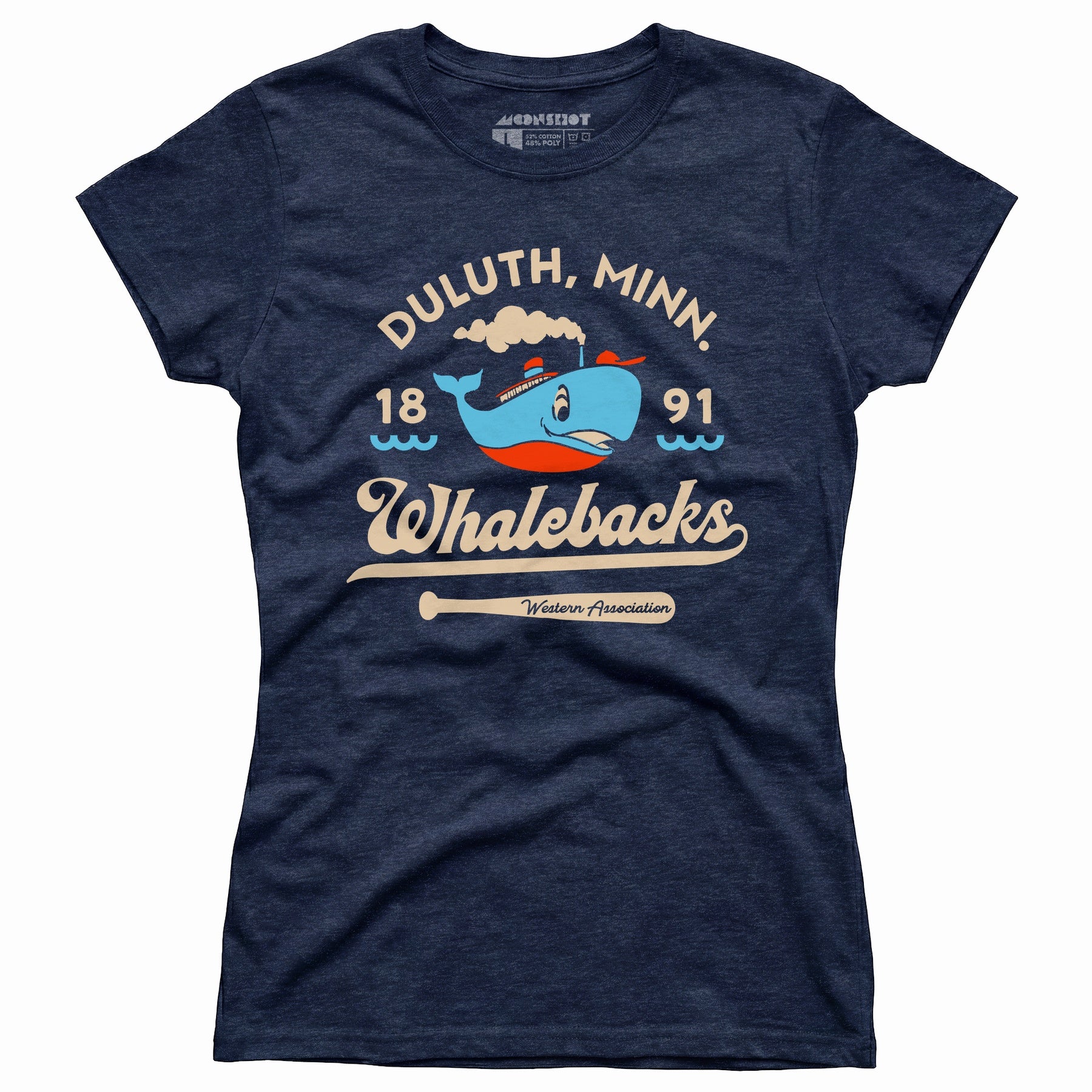 Duluth Whalebacks - Minnesota - Vintage Defunct Baseball Teams - Women's T-Shirt