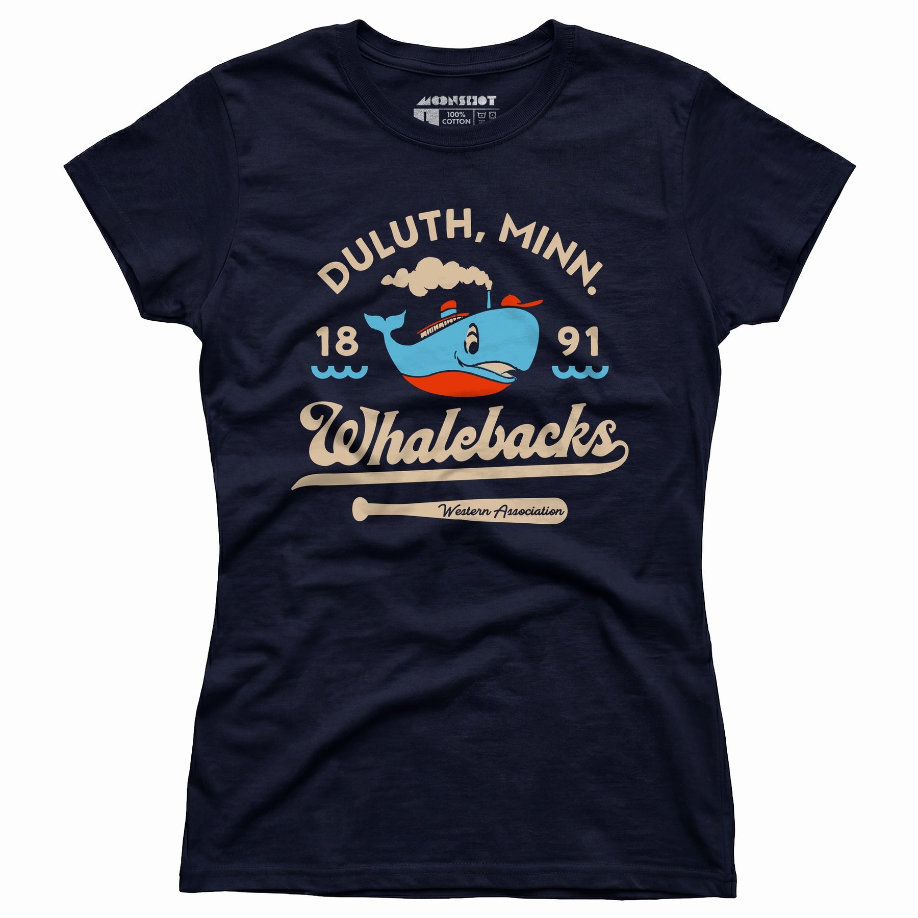 Duluth Whalebacks - Minnesota - Vintage Defunct Baseball Teams - Women's T-Shirt