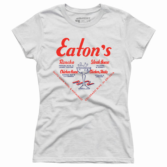 Eatons Restaurants - Los Angeles, CA - Vintage Restaurant - Women's T-Shirt