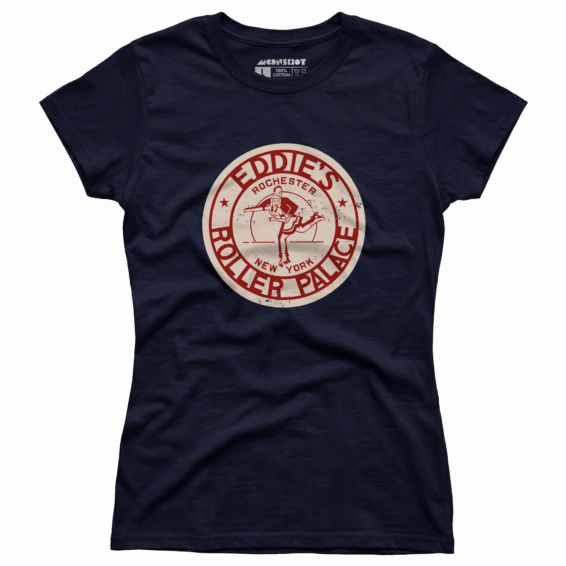 Eddie's Roller Palace - Rochester, NY - Vintage Roller Rink - Women's T-Shirt