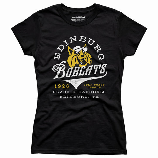 Edinburg Bobcats - Texas - Vintage Defunct Baseball Teams - Women's T-Shirt